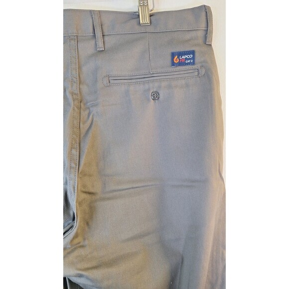 LAPCO FR Dark Gray Work Pants Men's 36x34 Flame Resistant Utility Workwear Pants - Picture 6 of 8